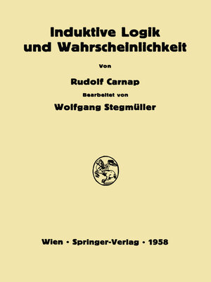 cover image of Induktive Logik und Wahrscheinlichkeit